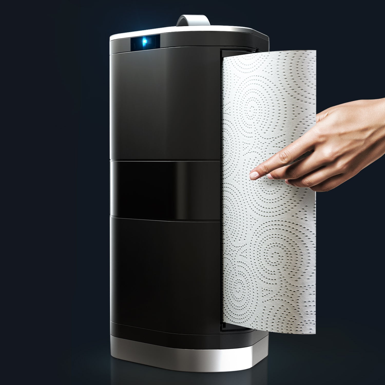 Innovia Automatic Paper Towel Dispenser. Touchless Technology. Works with  Most Paper Towel Brands and Sizes. Dispenses The Number of Sheets You Need.